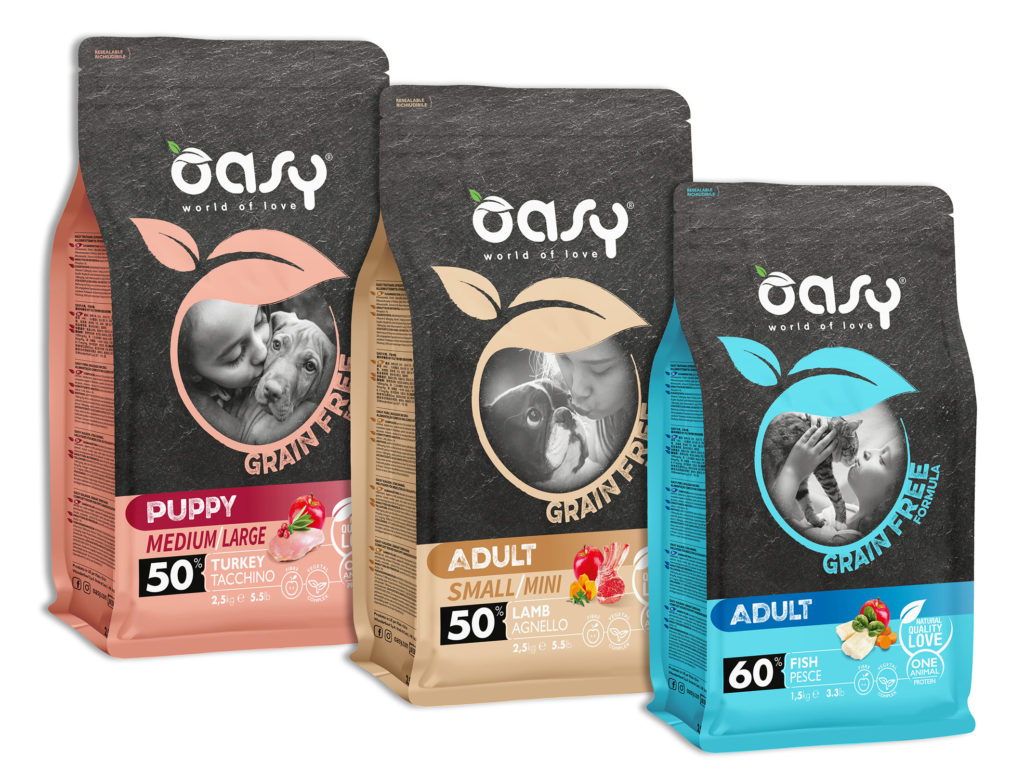 Cibo Umido OASY Grain Free Per Cani Medio-grandi – 6 Lattine Da 400g Con Carne E Verdure, Senza Cereali E Glutine (manzo, Zucchine E Carote)