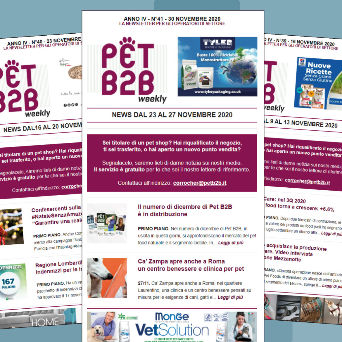 PetB2B Weekly 30 novembre 2020