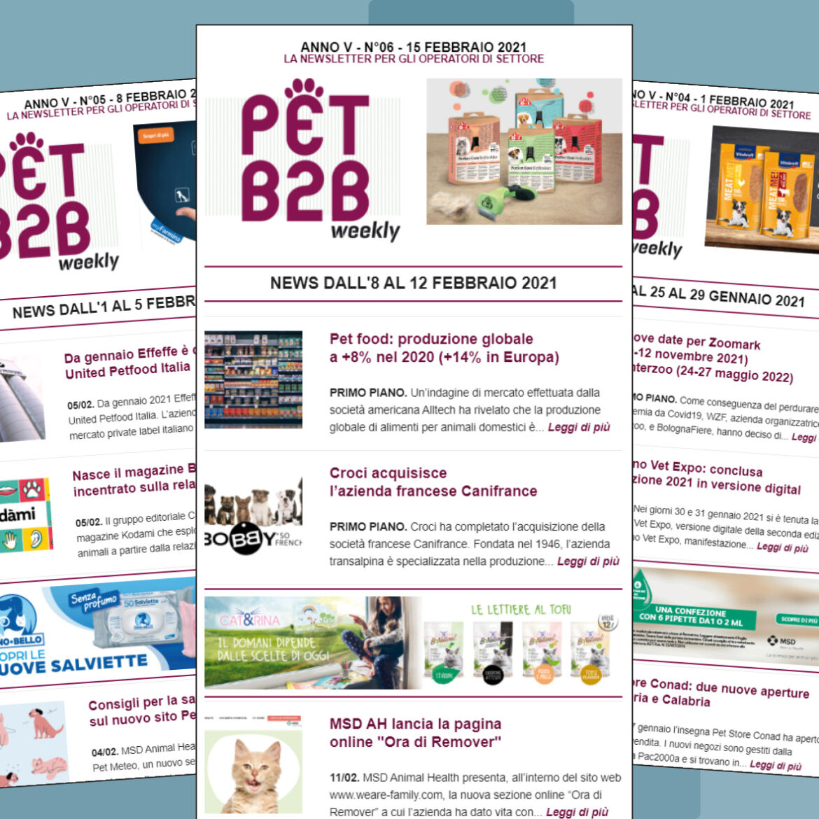 Pet B2B Weekly crescita produzione pet food