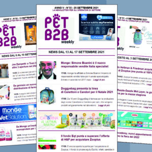 Pet B2B Weekly 20 settembre 2021