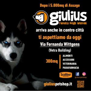 Giulius pet shop Milano via Wittgens