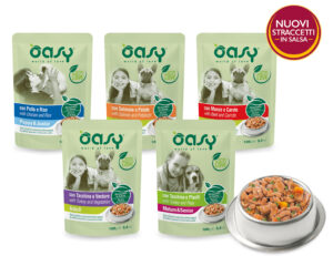 Oasy straccetti in salsa per cani