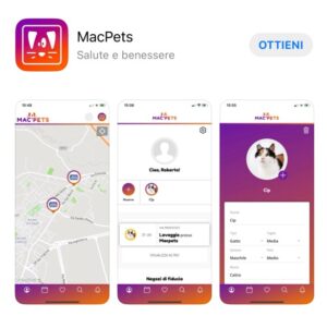 Mac Pets app per toelettatori e loro clienti
