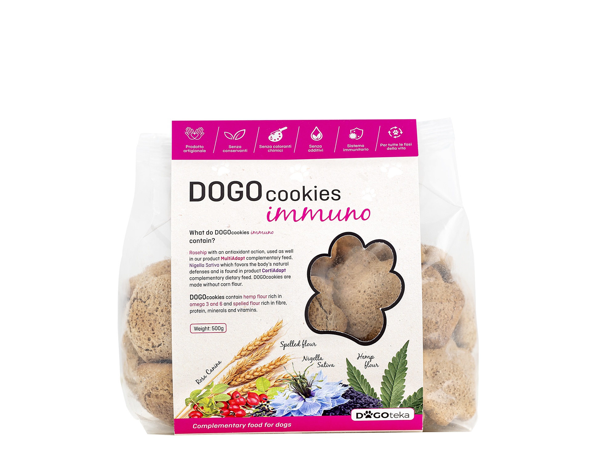 DogoCookies Immuno, gli snack per cani con superfoods di Dogoteka