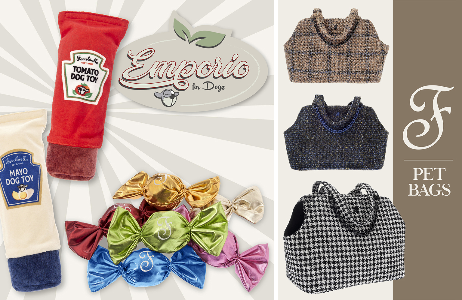 Giochi sonori, peluche ed eleganti borse ampliano l’offerta di Ferribiella
