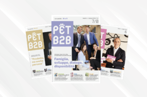 Su Pet B2B di luglio/agosto approfondimenti su monoproteico e lettiere
