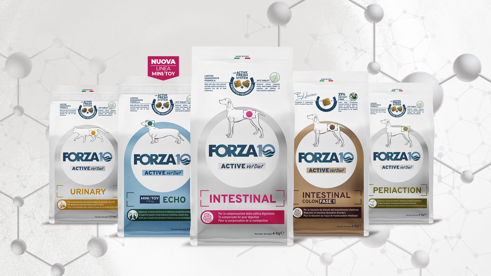 Forza10 rilancia la linea di alimenti dietetici per cani e gatti Active ...