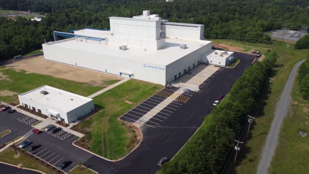 Il nuovo stabilimento Farmina Pet Foods a Reidsville, North Carolina