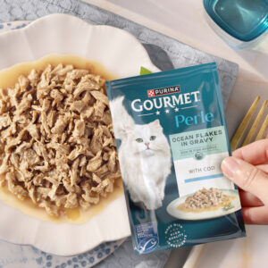 La linea Purina Gourmet Perle Trancetti